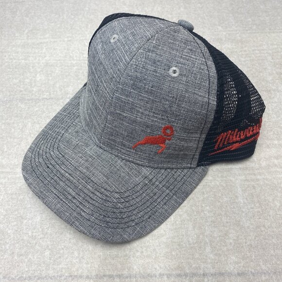 Ram Tool Baseball Cap Adjustable Trucker Hat Embroidered Logo Mesh Strap Back - Picture 2 of 12